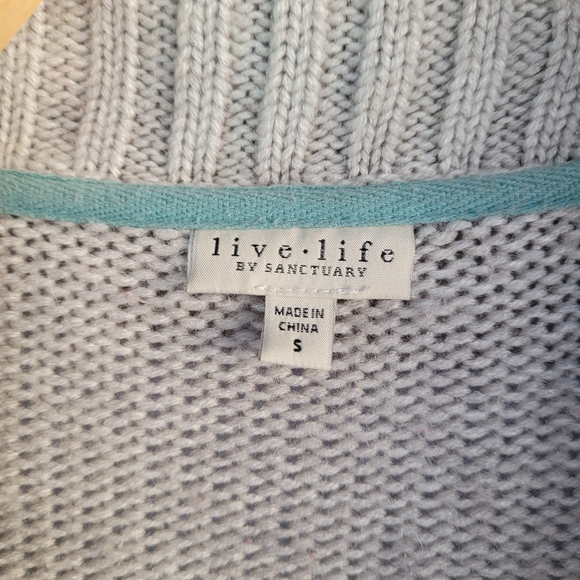 Live Life by Sanctuary Rustic Knit Cardigan Women's Small - Picture 6 of 8